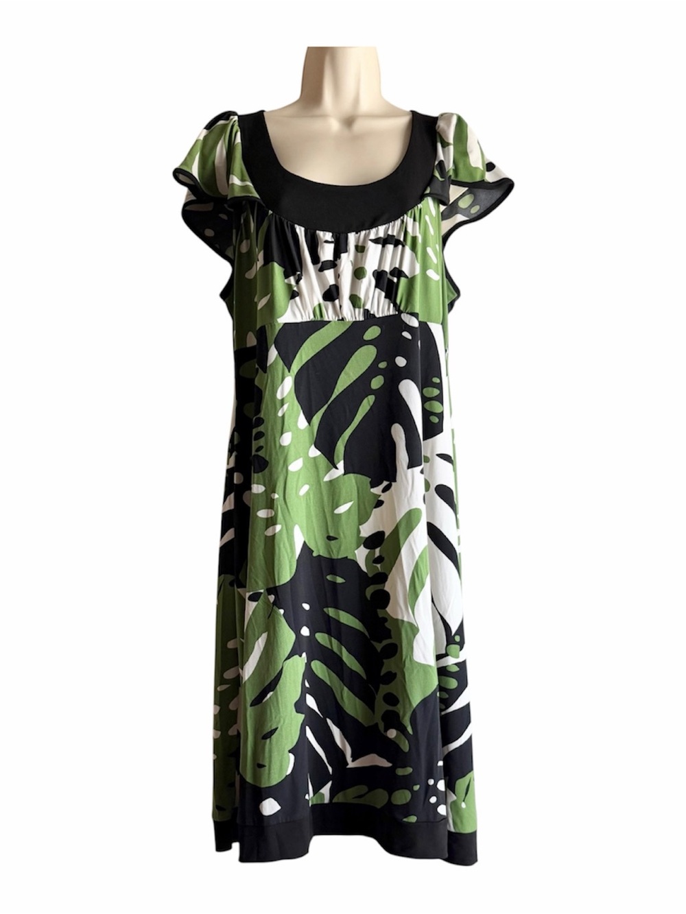 Apt 9 Floral Flutter Sleeve Midi Dress